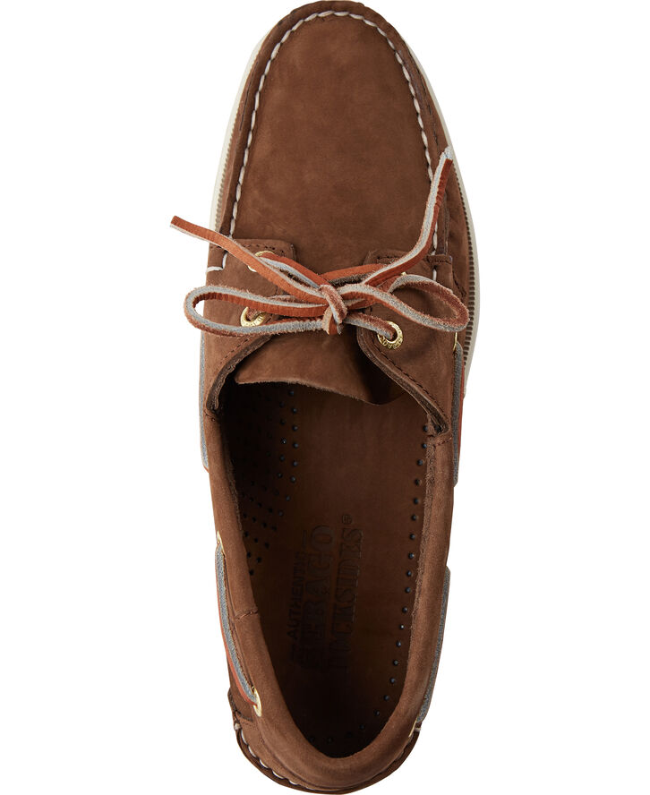 Sebago Docksides Portland Nubuck Brown