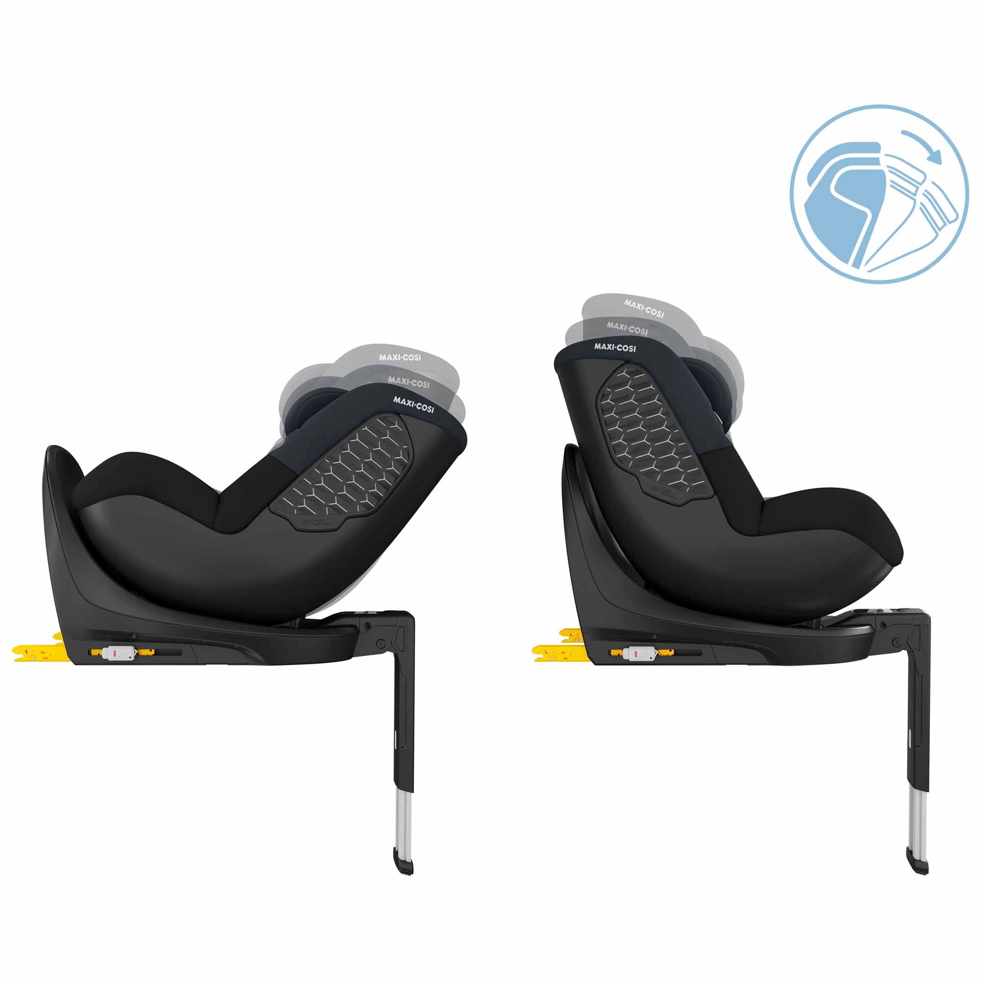 Maxi-Cosi Mica 360 S zwart - draaibare autostoelen - Prénatal
