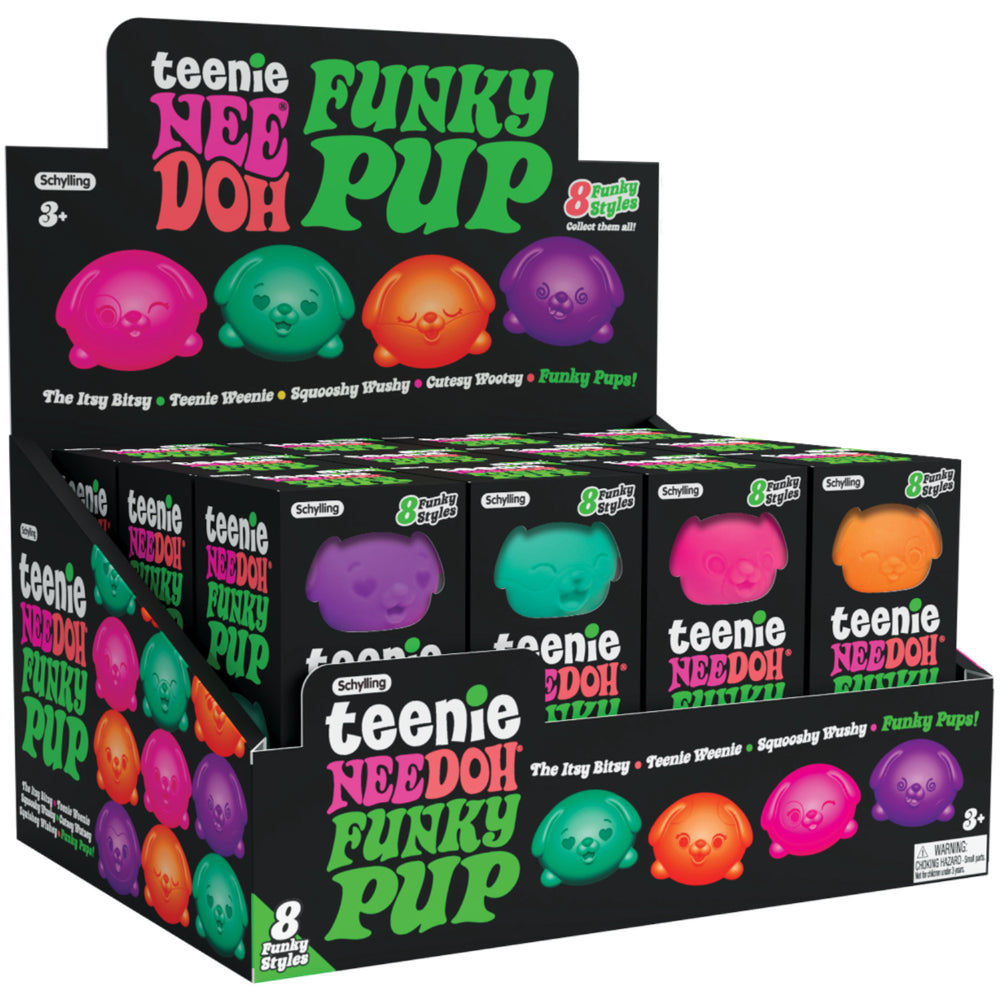 Køb NeeDoh Teenie Funky Pups 3-Pak Asst. CDU