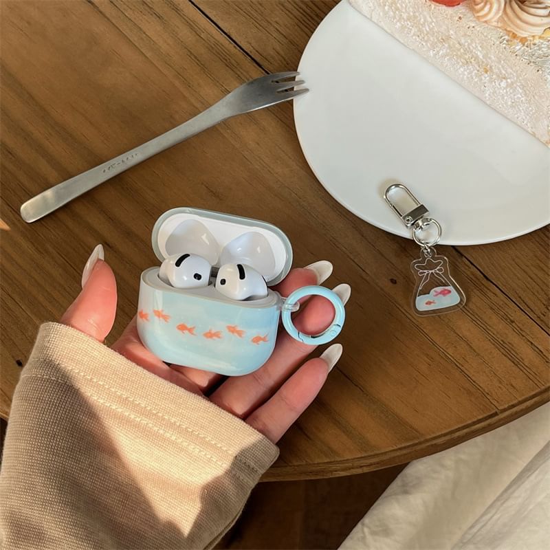 VanDi - Goldfish AirPods / Pro oortelefoonhoesje skin / charm / set