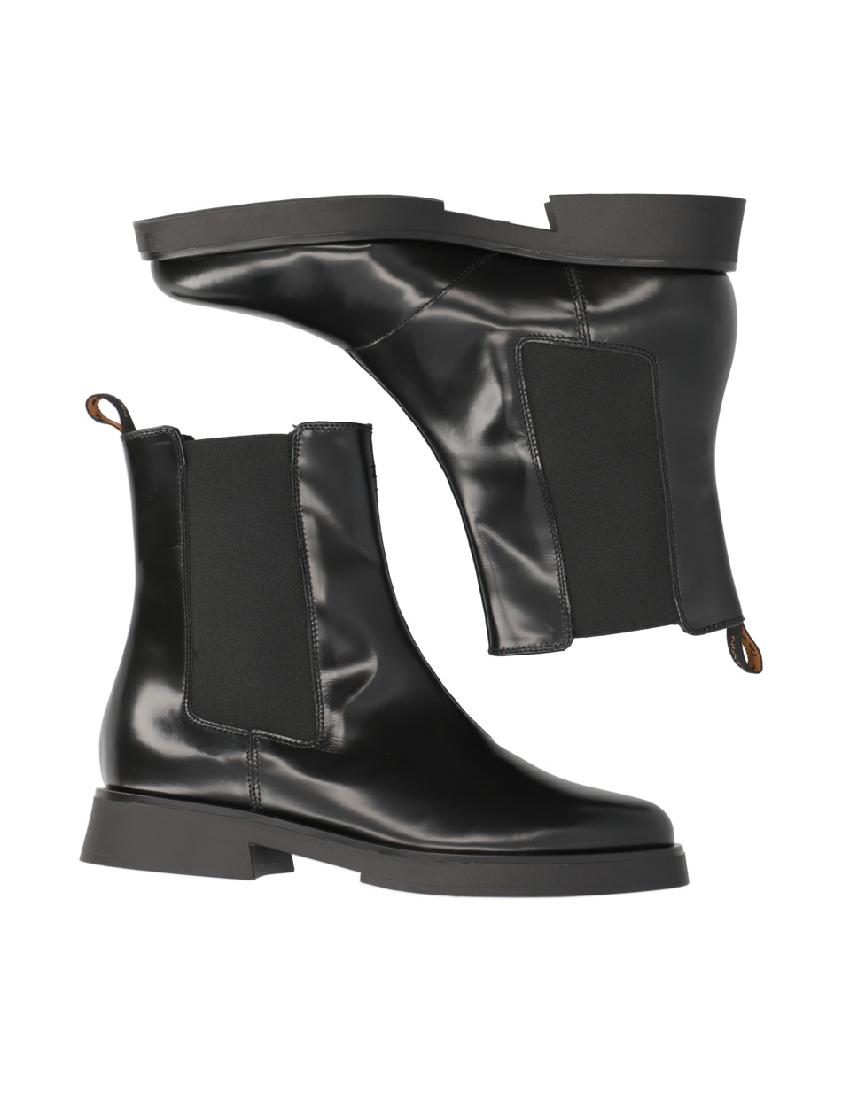Glattleder Chelsea Boot