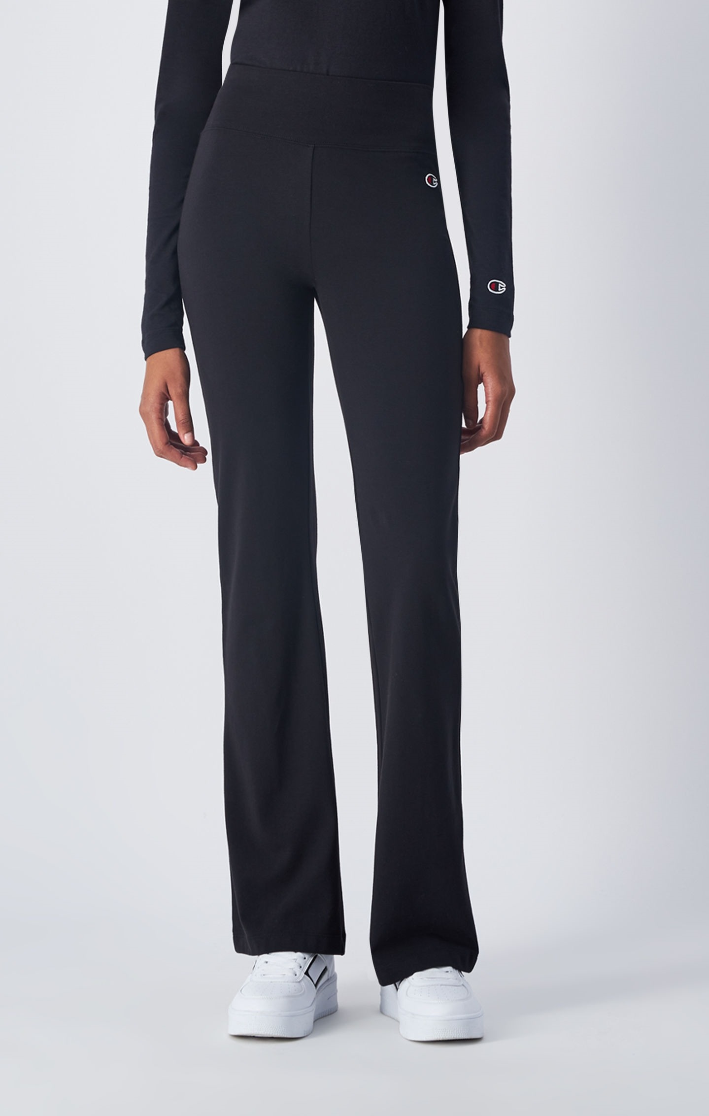 ICONS High Waist Flare Leggings Dame Black Beauty