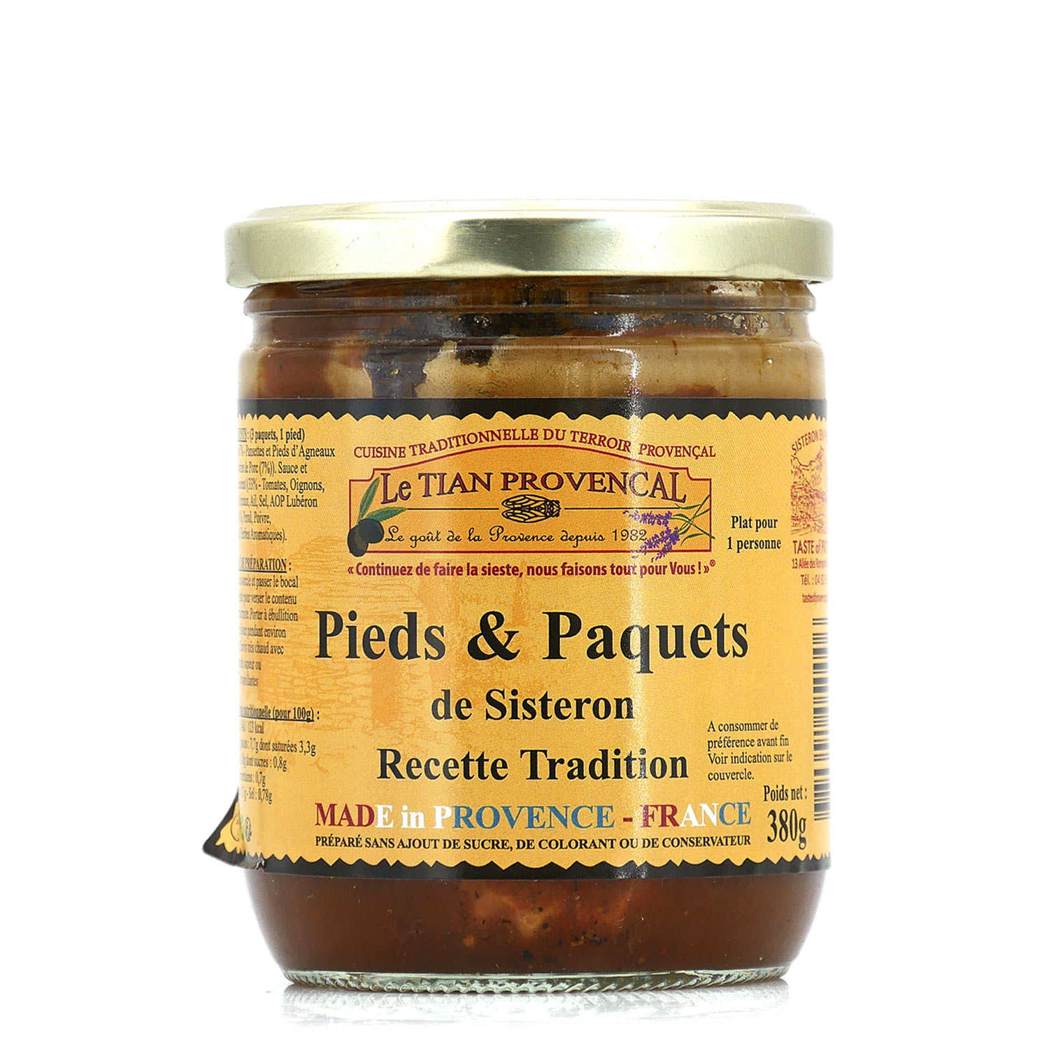 Pieds et Paquets de Sisteron - Recette tradition