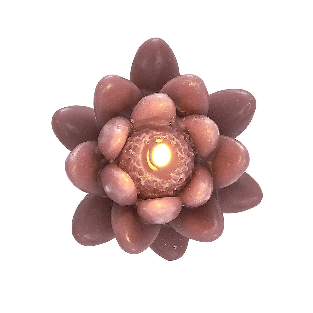 Bougie parfumée design fleur