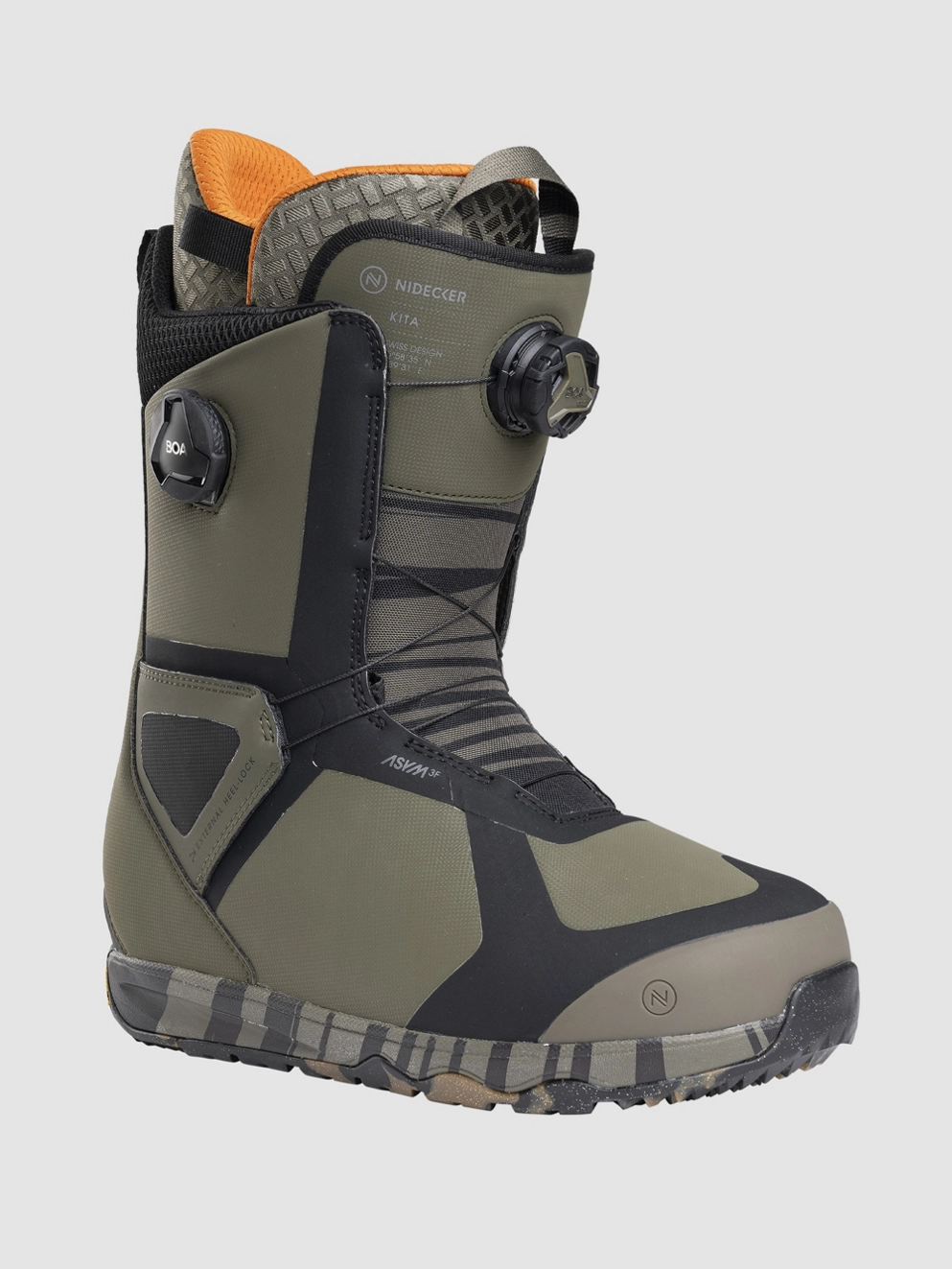 Nidecker Kita 2025 Snowboard Boots green