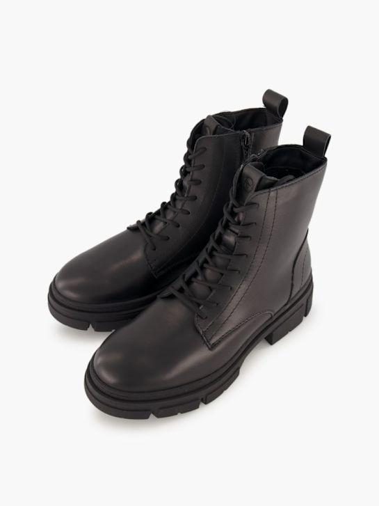 Tamaris Schnür-Stiefelette Schwarz
