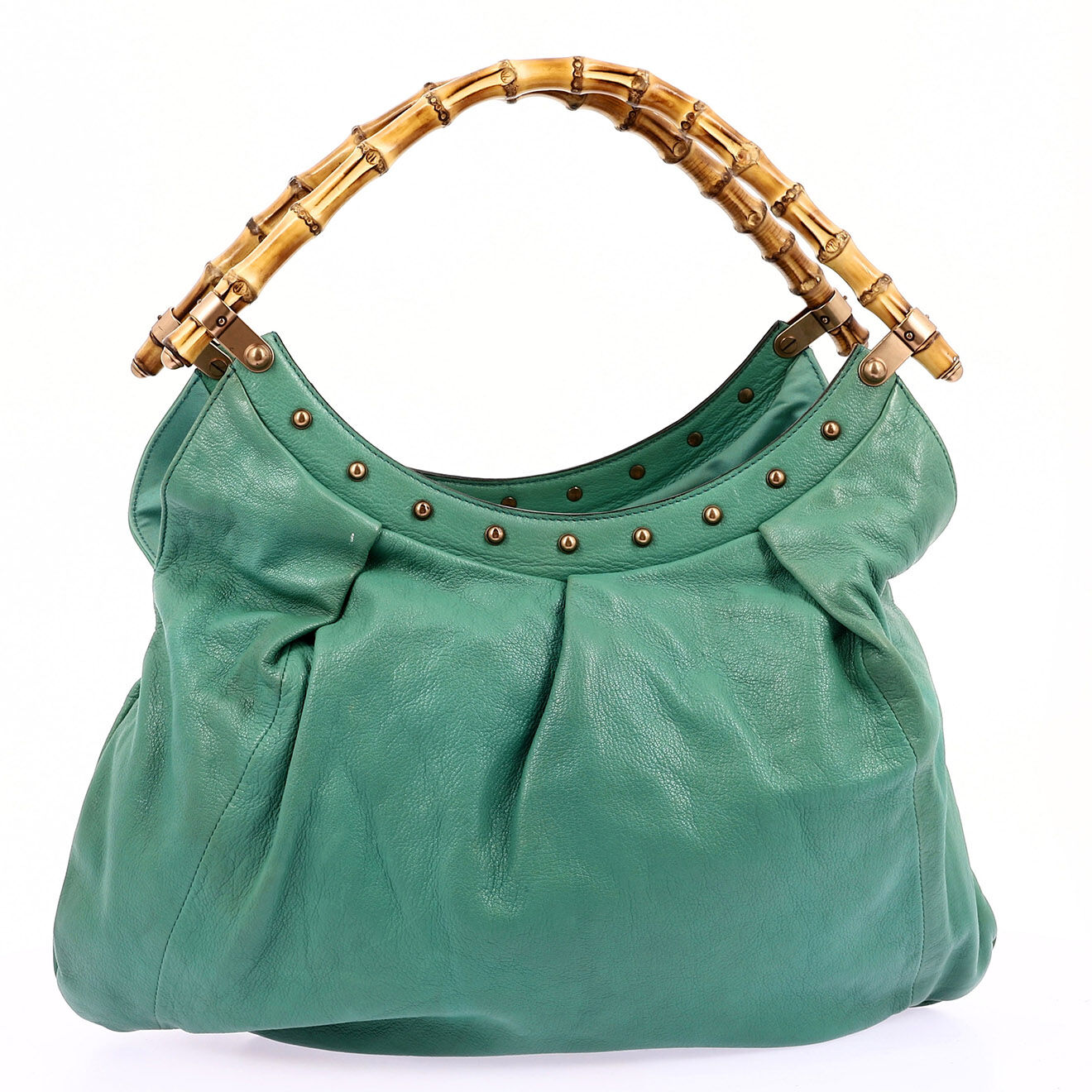 Gucci Sac Cabas en Cuir vert Etat: Très bon état - Longueur 43 cm