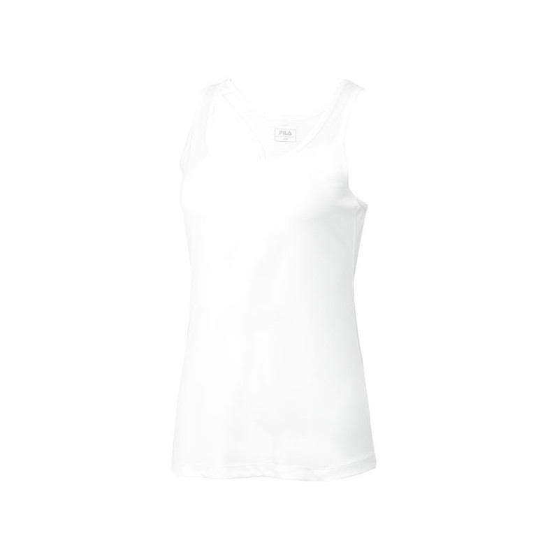 Débardeur tennis femme Fila Mila blanc
