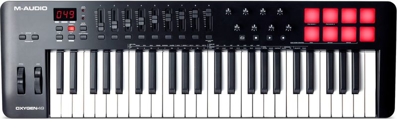 M-AUDIO Oxygen 49 MKV - USB MIDI-keyboardcontroller - 49-toetsen - Met Beatpads