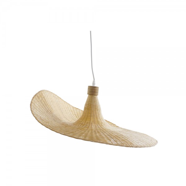 Suspension bambou marron clair (58 x 58 x 22 cm)