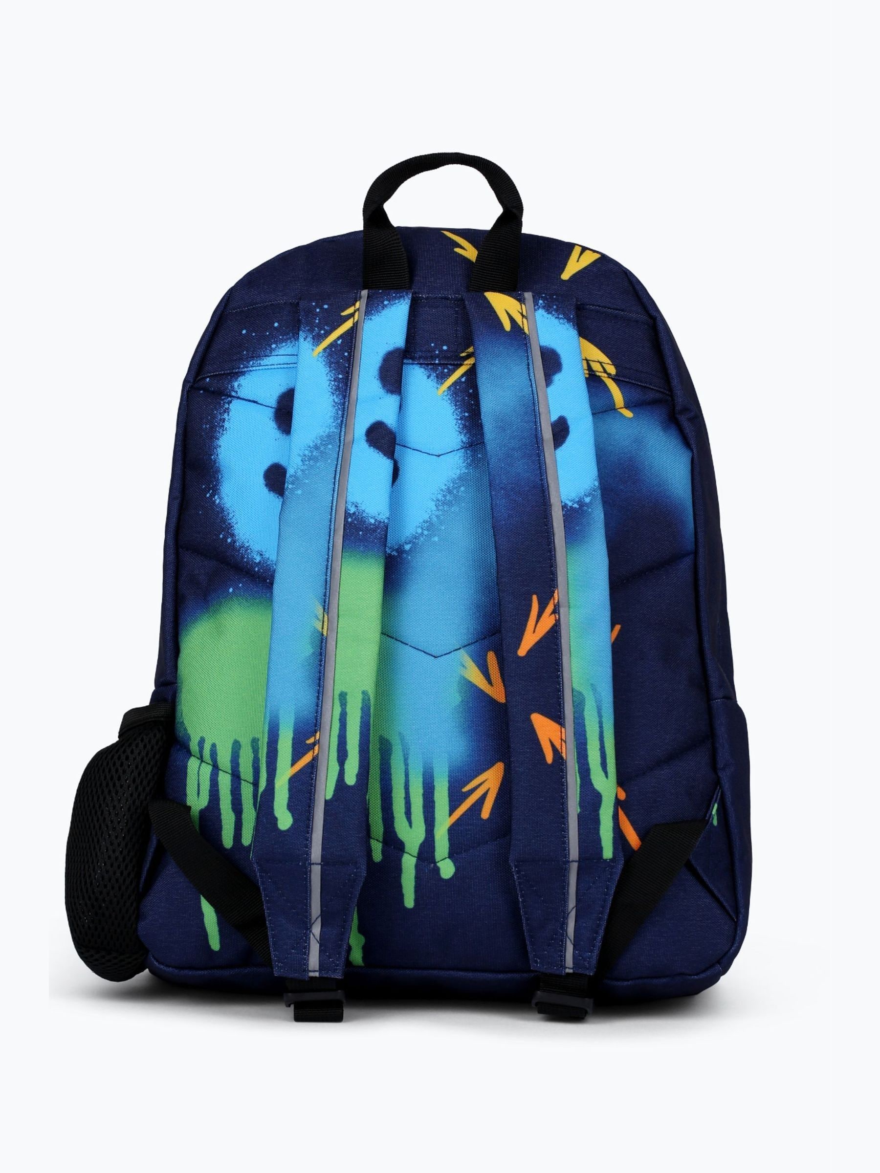 Hype Unisex Navy Spray Smiley Backpack