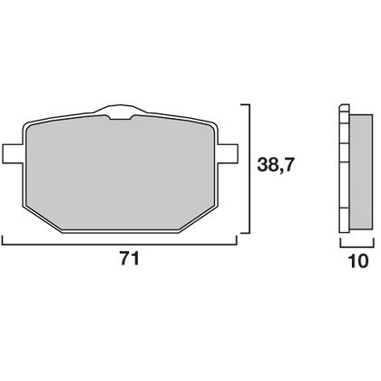 Plaquettes de freins Brembo Sinter Métal Fritté avant