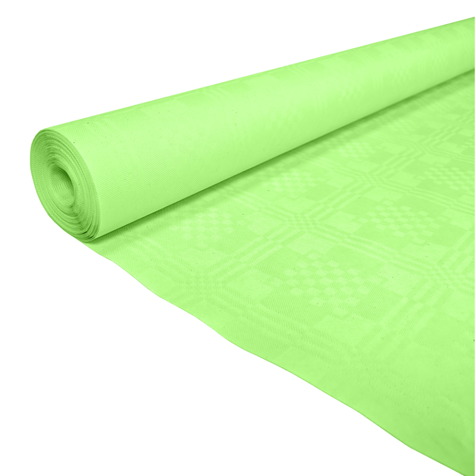 Papieren Tafelkleed Lichtgroen 8m