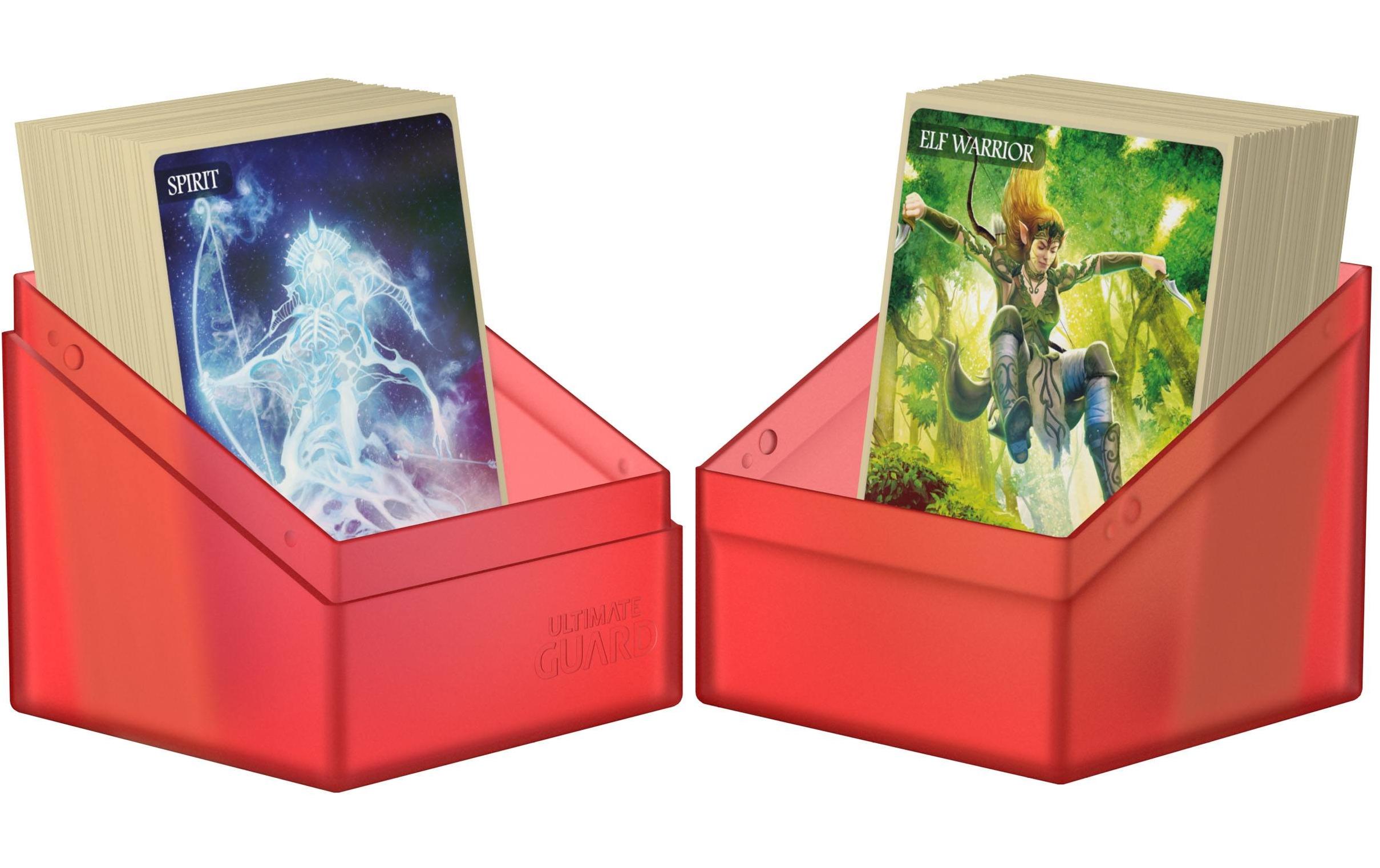Kartenbox Boulder Deck Case Standardgrösse 100+ RubyHandliche und feste Kartenbox mit Soft-Touch-Oberfläche