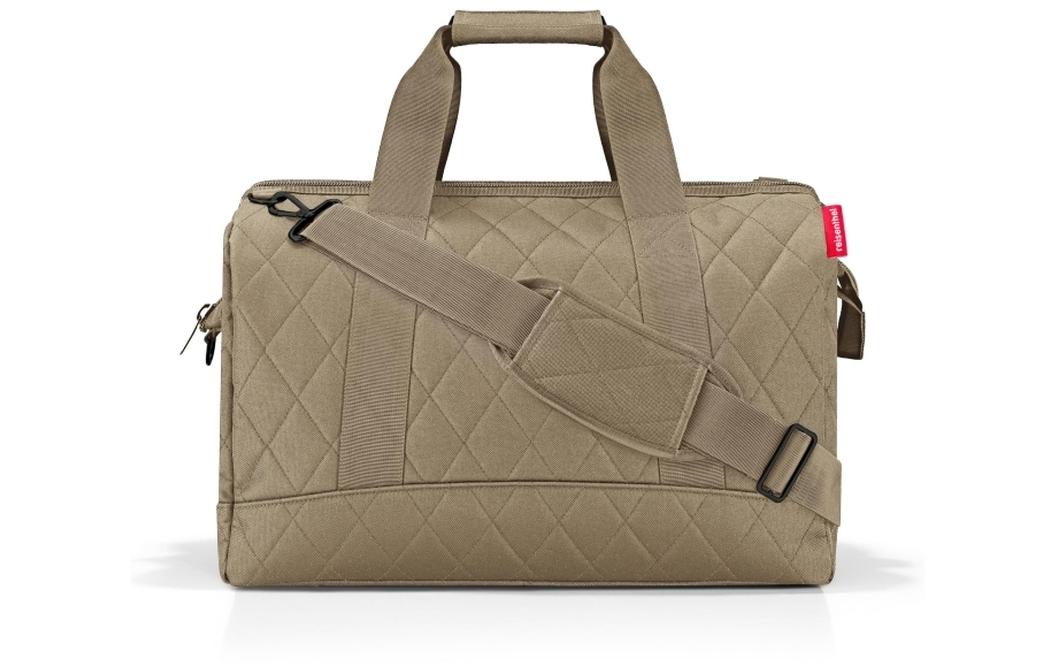 Umhängetasche Allrounder L Rhombus OliveTasche aus recyceltem Material