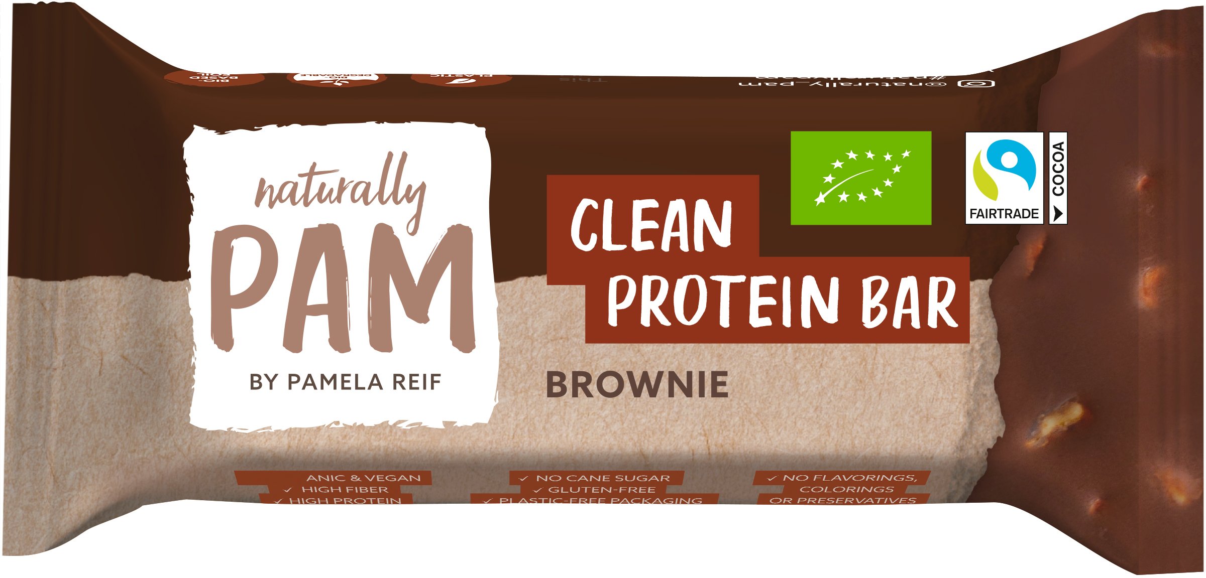 Naturally Pam Protein Bar Brownie