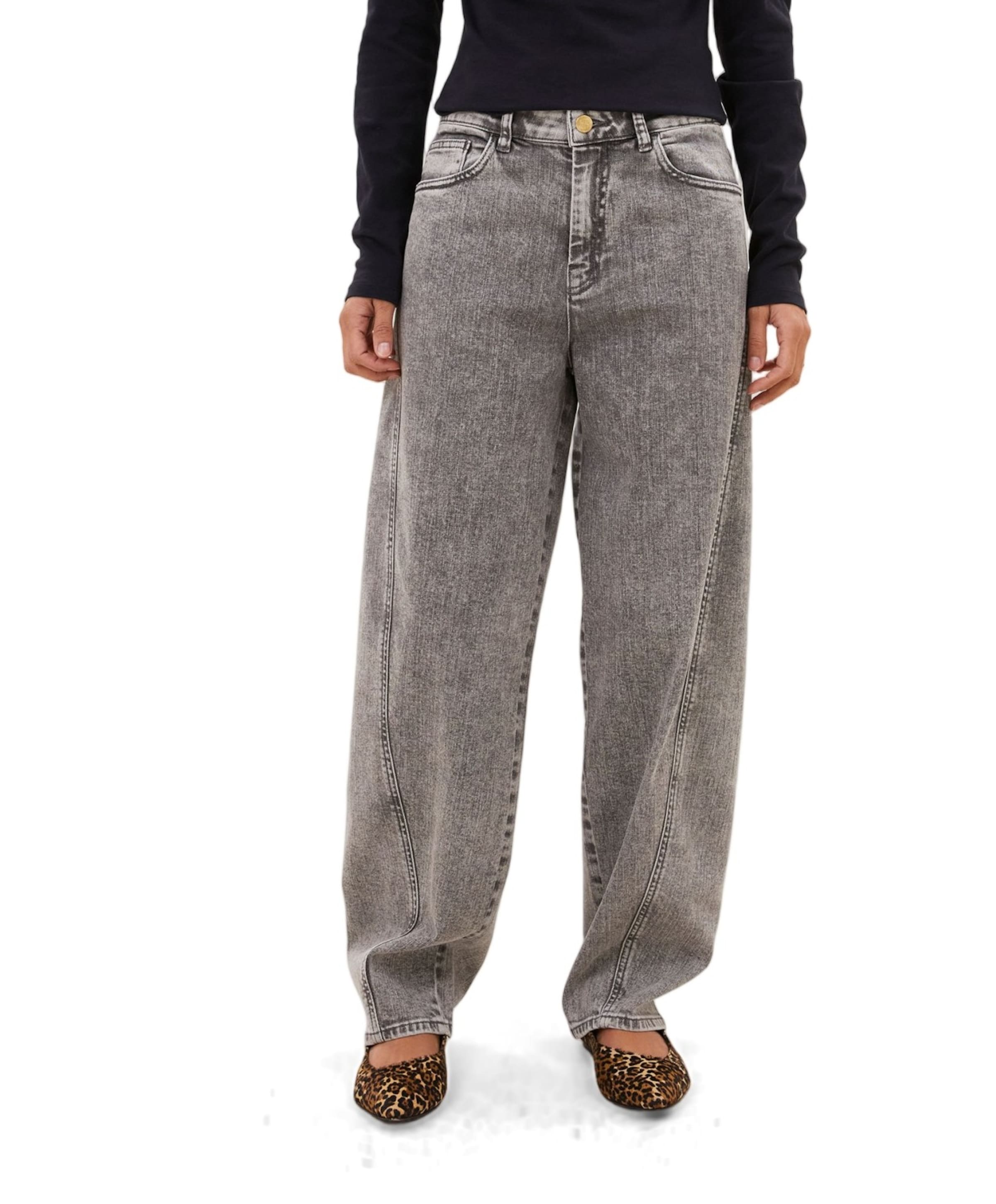 by-bar begum grey jeans dames jeans grijs