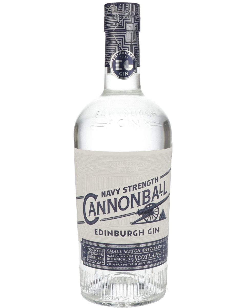 Edinburgh Cannonball Navy Strength Gin 70 cl