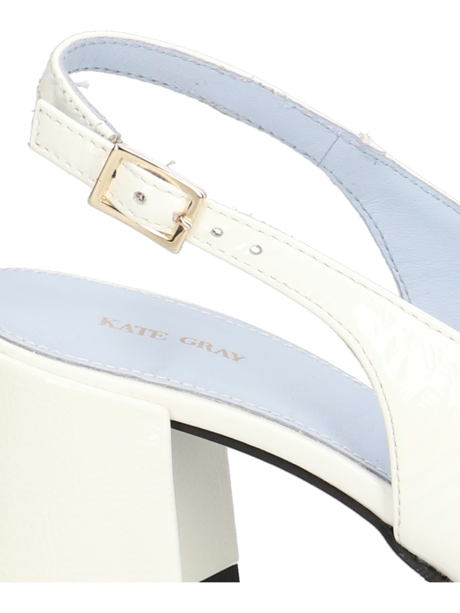 Lackleder Slingpumps