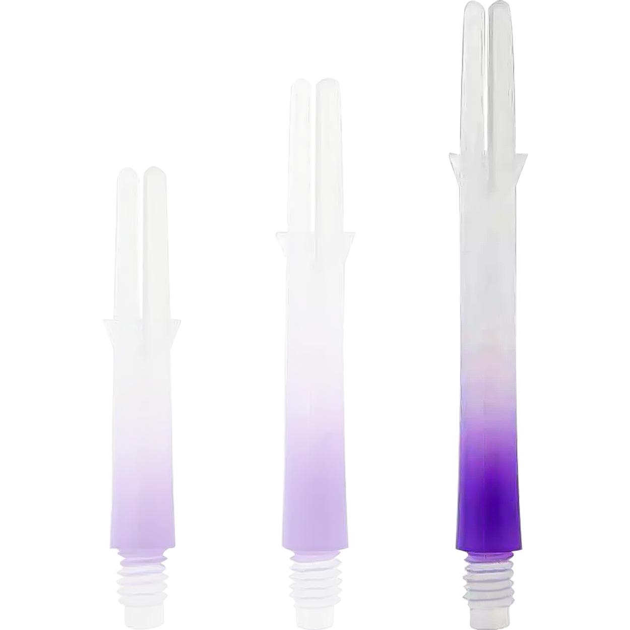 L-Style - L-Shaft Lock Straight TwoTone - Weiß Klar Lila