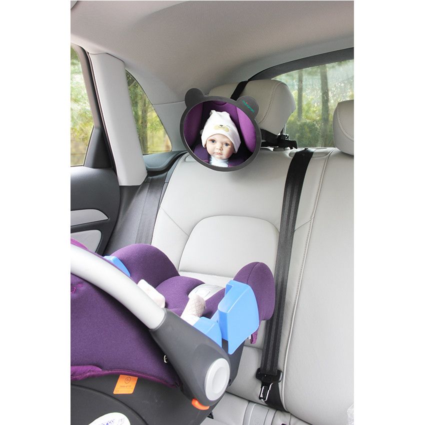 Grand miroir de voiture - Ours - Doré