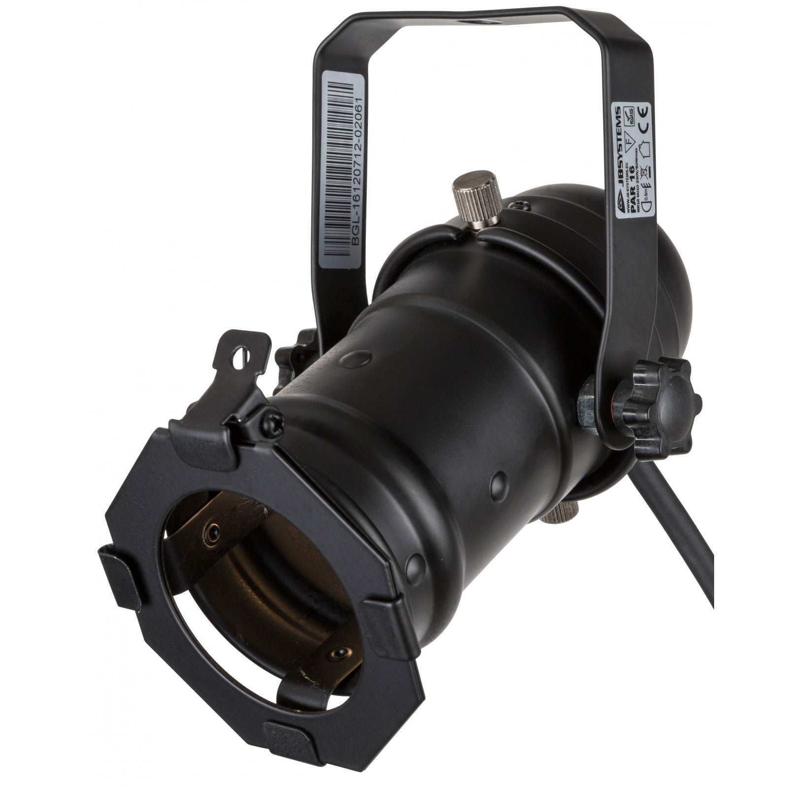 JB systems PAR16/Black met GU-10 lampvoet CE LVD zwart