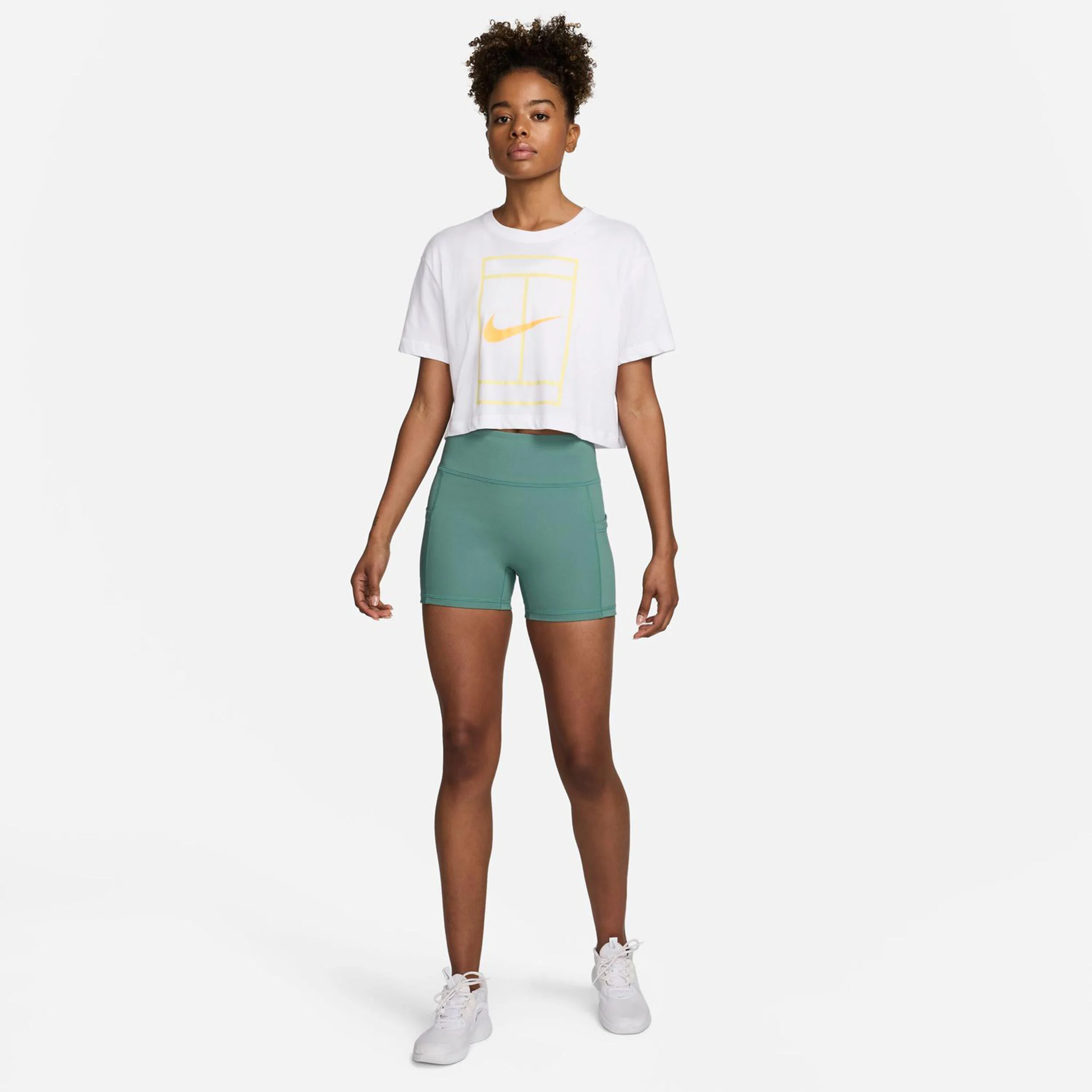 Nike Dri-Fit Advantage Short Avec Poche-balles Femmes - Vert Foncé