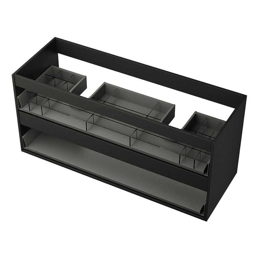 BADEROMSMØBEL CAMARGUE SKÄRGÅRD DOBBEL SVART 120CM