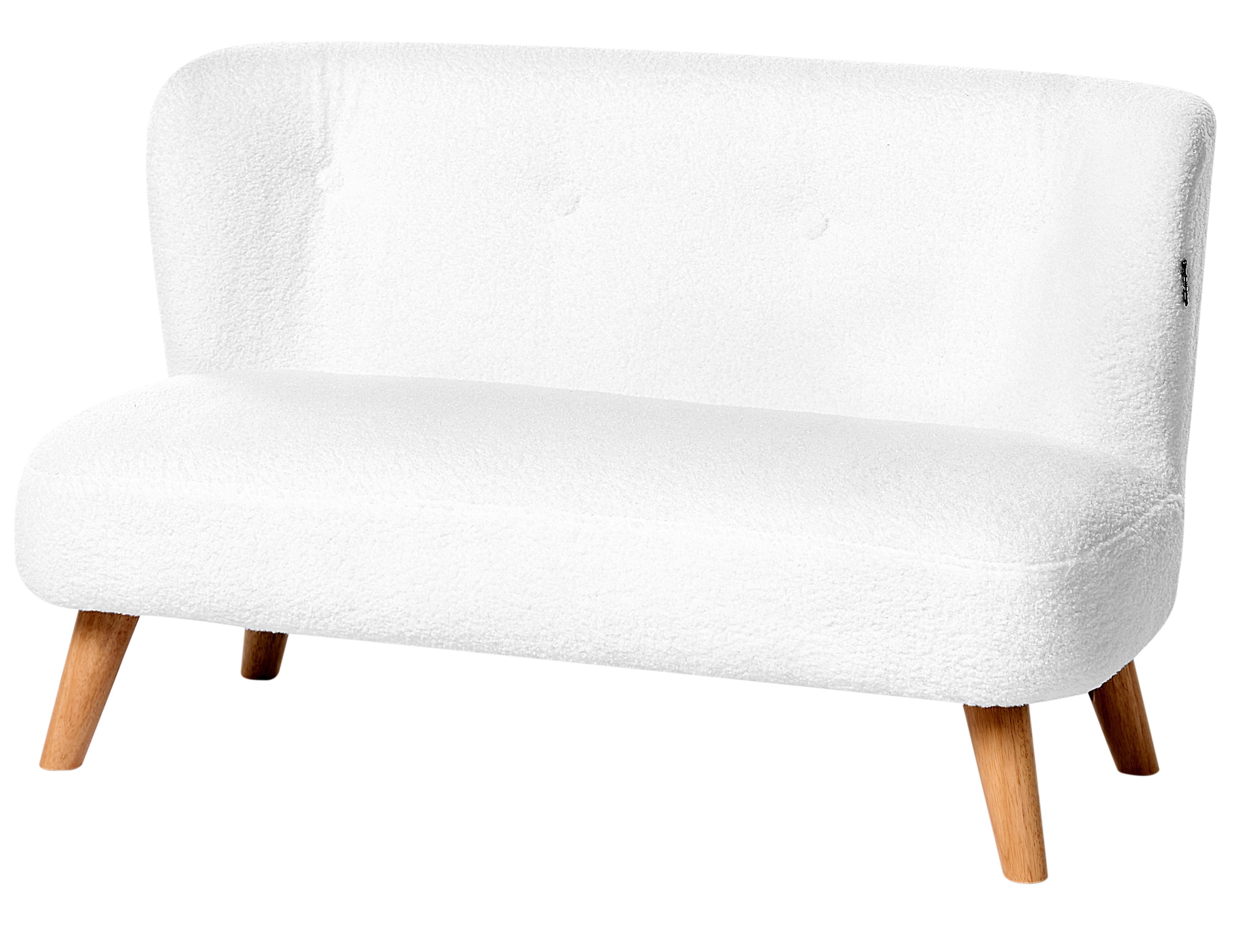 Kinderbank LOTE Bouclé Wit