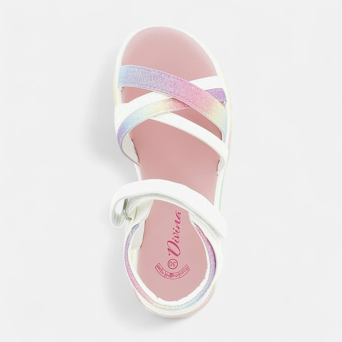 Sandales Fille blanc