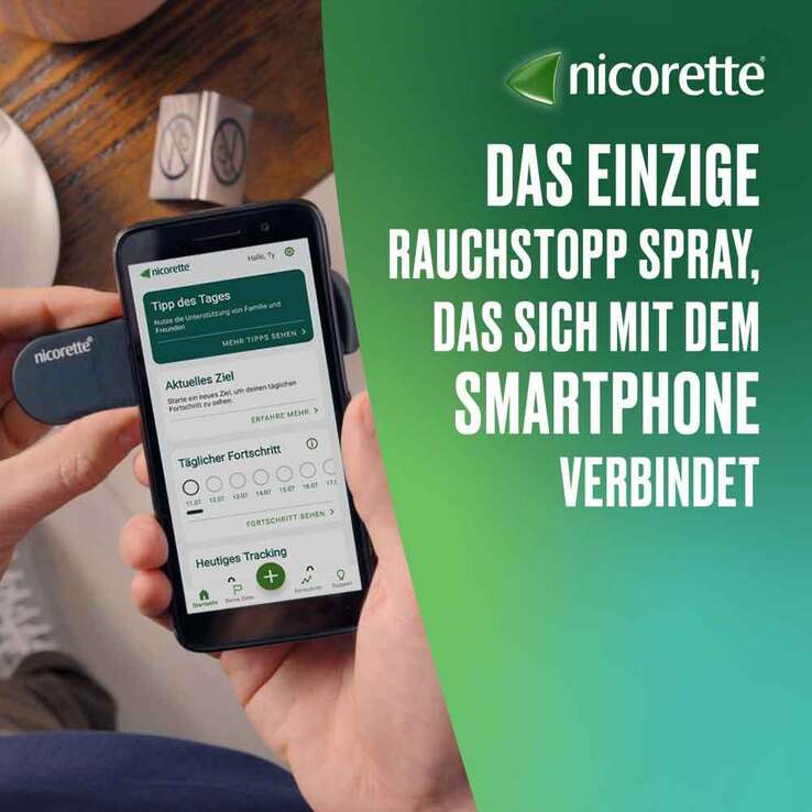 Nicorette Fruit & Mint Spray 1 mg / Sprühstoß Nfc, 2 St