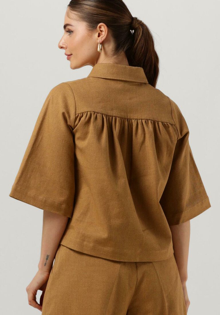 RUBY TUESDAY camel ruby tuesday blouse riah blouse