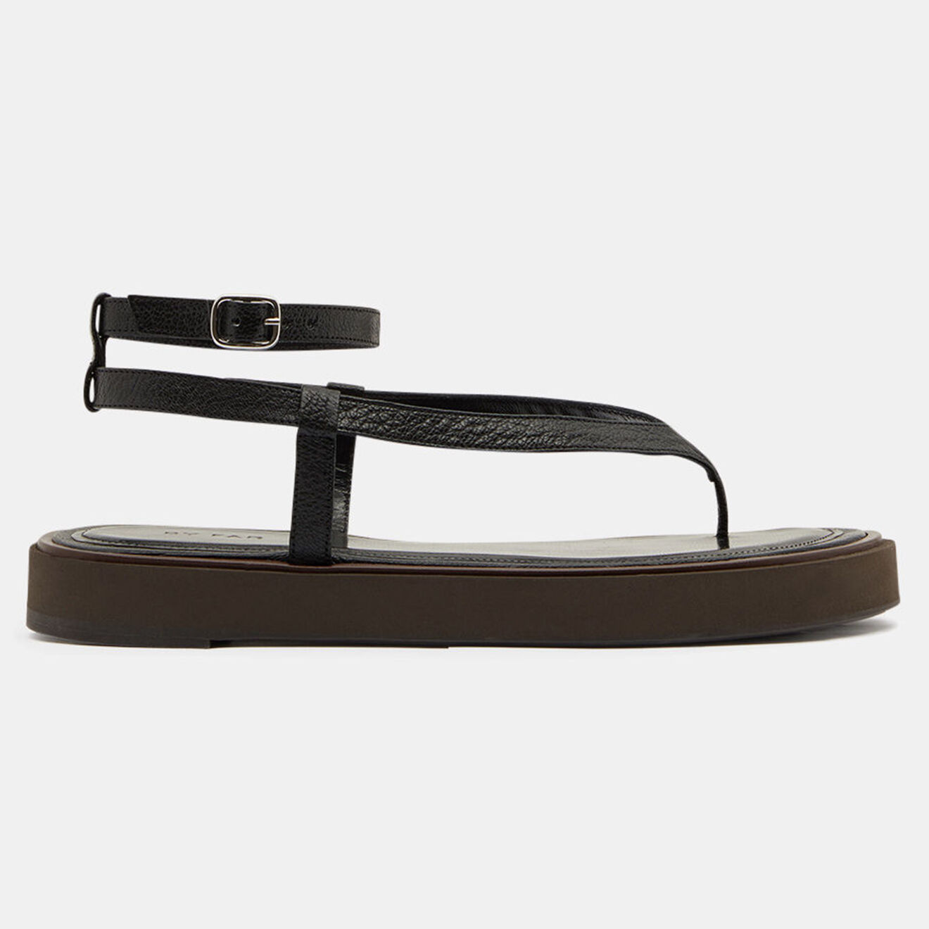 By Far Sandales en Cuir noires