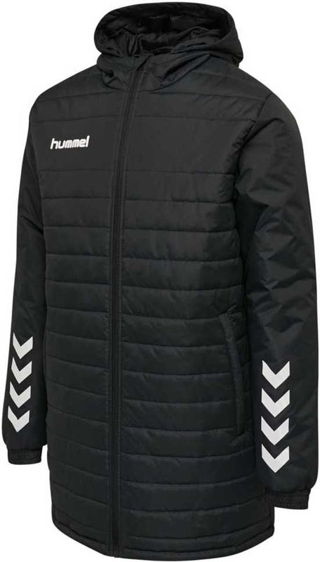 Hummel - hmlPROMO Kids Bench Jas - Zwart - Polyester - Gewatteerd Ontwerp