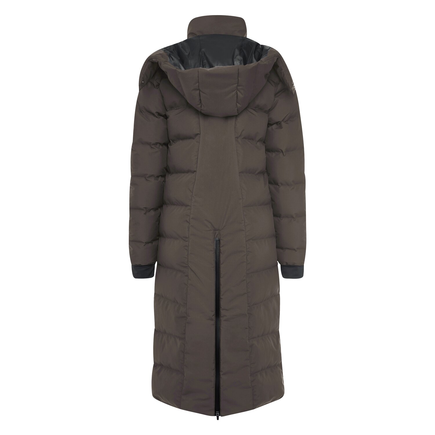 eaSt Mantel Performance Long Puffer Coat - mocca brown