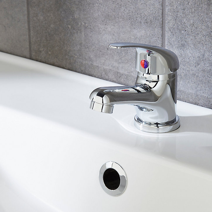 Mitigeur lavabo avec vidage et flexibles Femelle 12/17 en laiton chromé Arborg