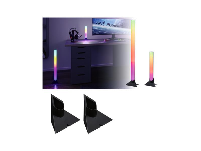 Paulmann EntertainLED Standfuss, 132 x 67 mm, Schwarz, 2 St Zubehör ohne Leuchtmittel
