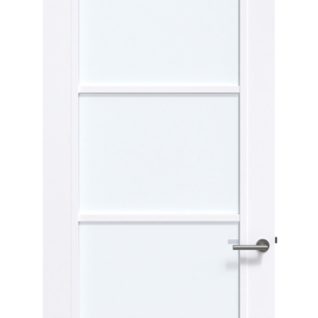 Arne & Bodil binnendeur ABD524 satijnglas - extra wit afgelakt - glaslat extra wit