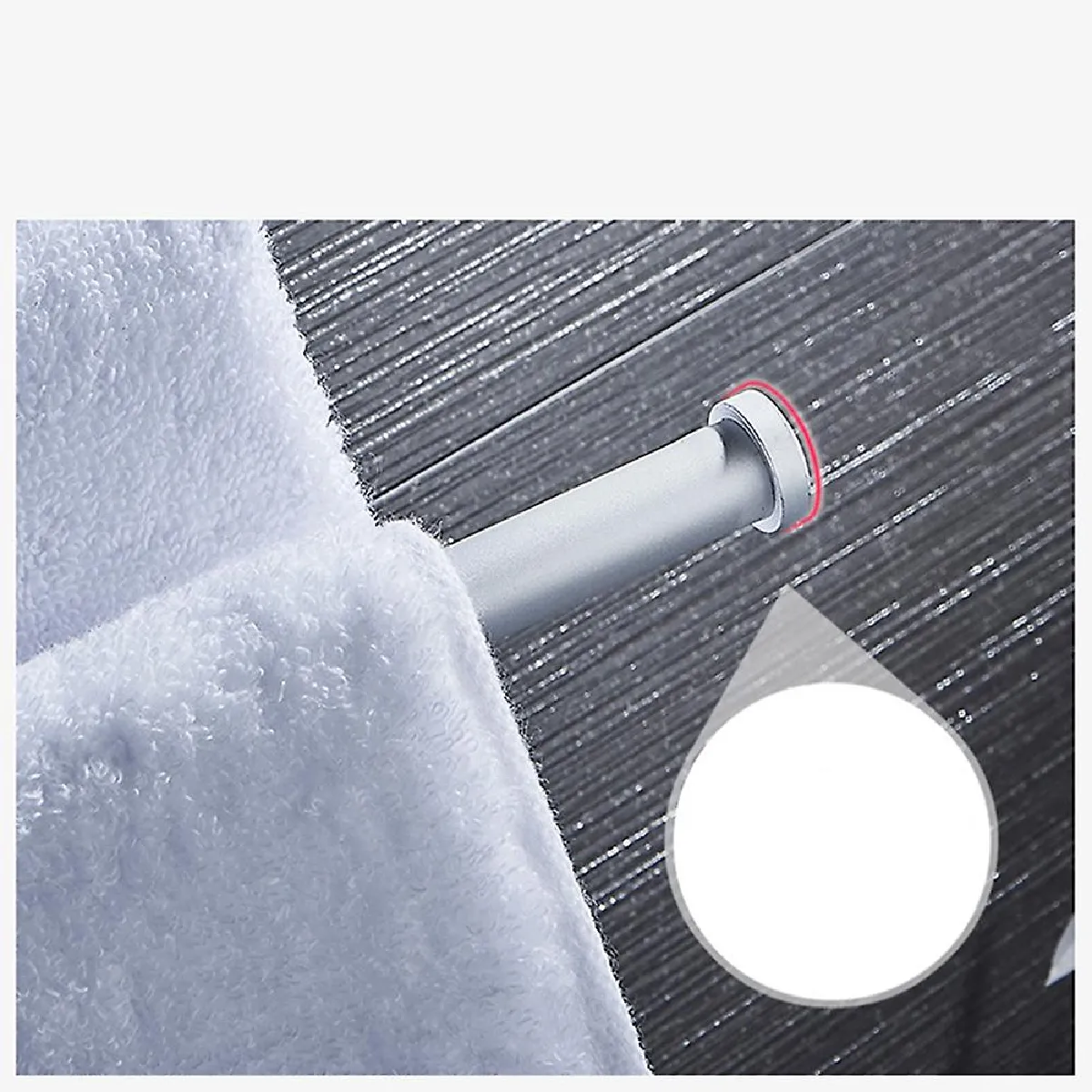 Barre de serviette Universal - Noir