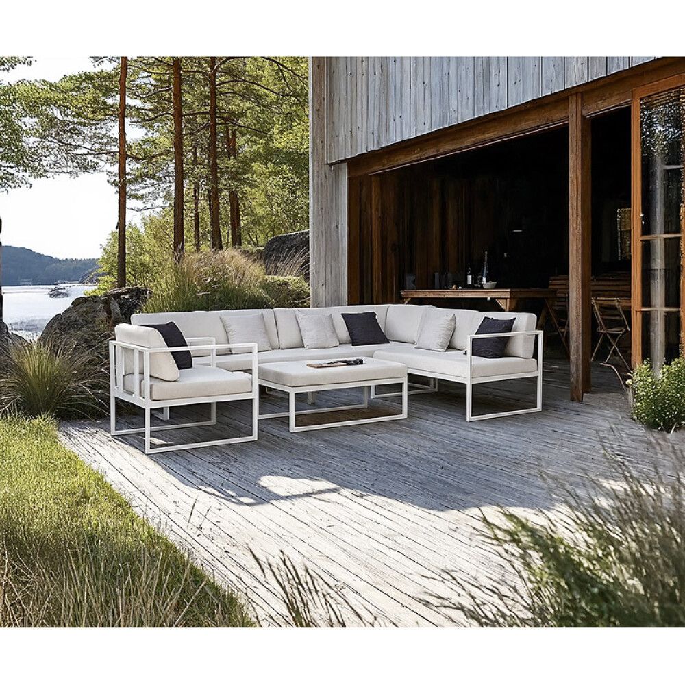 HJØRNEGRUPPE SENSUM SKEPPARHOLMEN ALUMINIUM SAND
