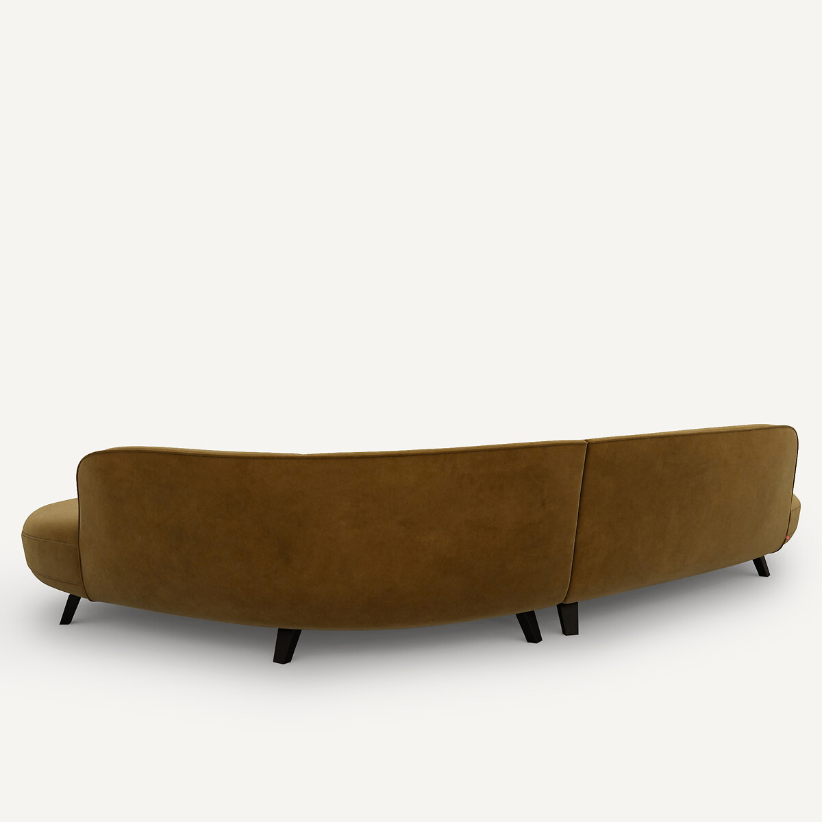 AM.PM<br>Sofá de canto em veludo, design Rosebury E.Gallina