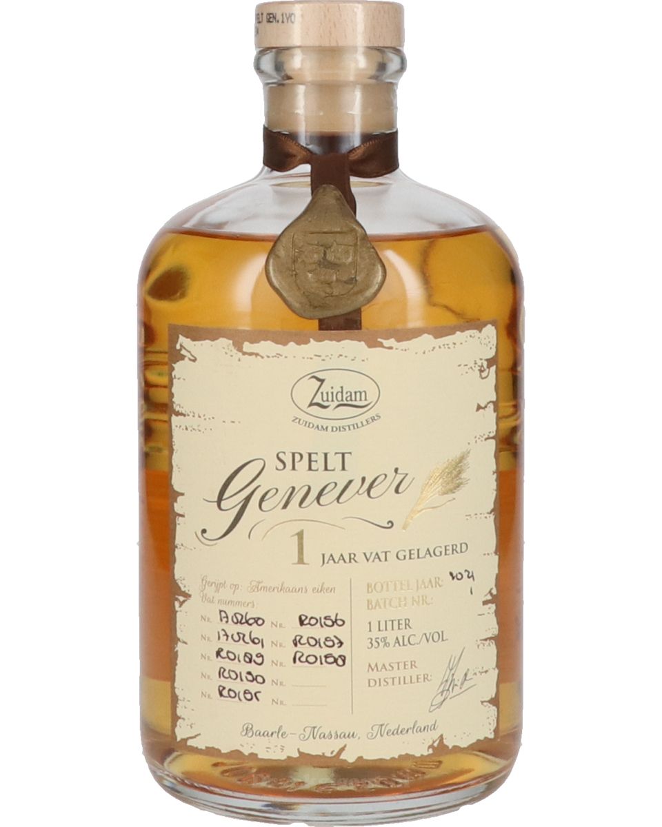 Zuidam Spelt Genever 1 Jaar 100 cl