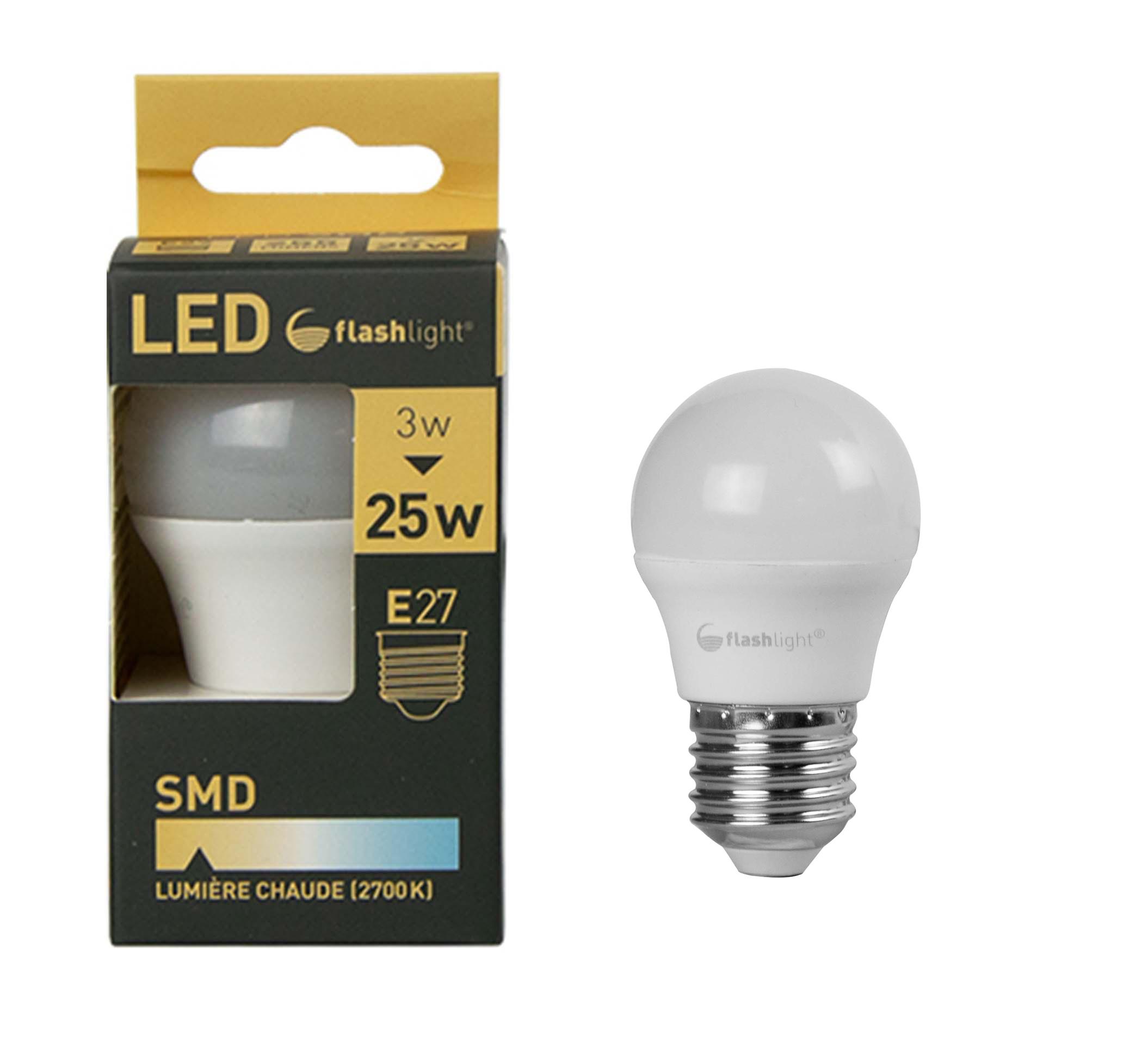 AMPOULE LED BOULE E27 3W
