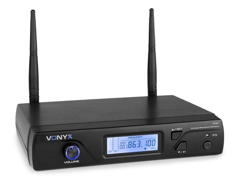 Vonyx WM61 Set Funkmikrofon-Set für Gesang und Sprache