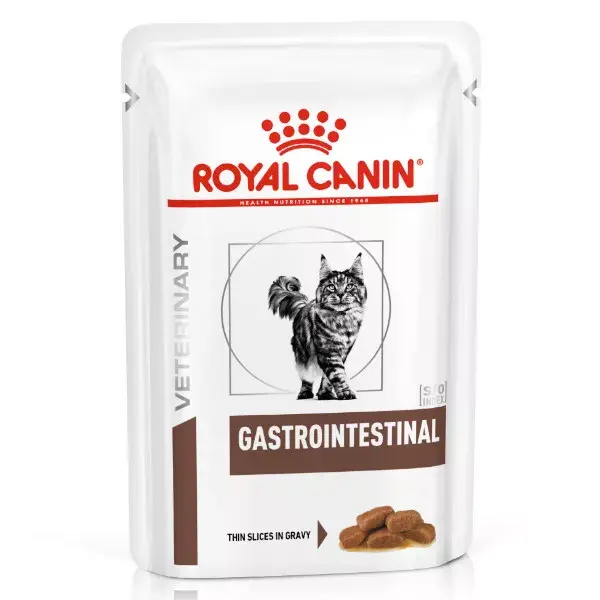 Ração úmida Royal Canin Veterinary Gastro Intestinal para gatos, 12 x 85g