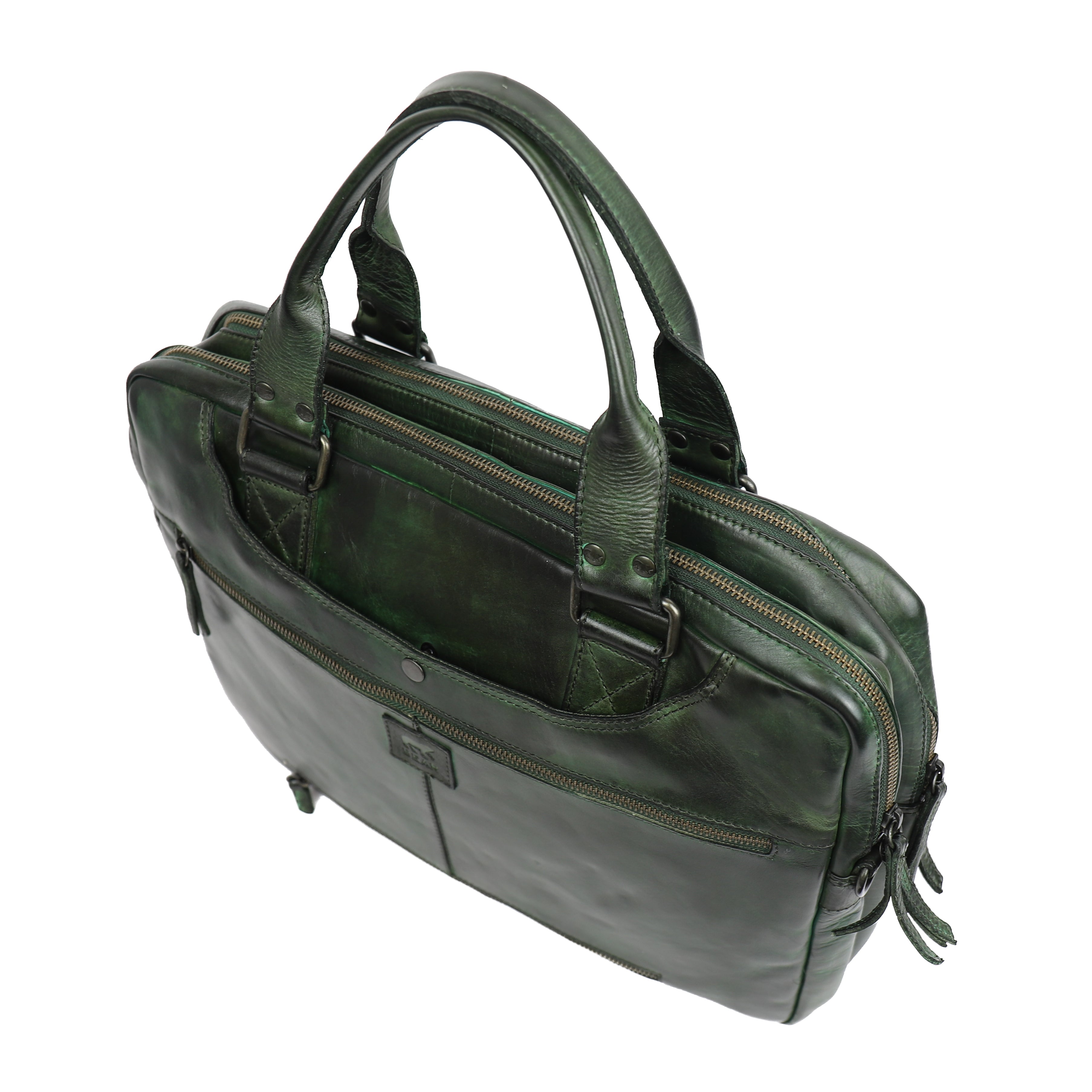 Laptoptas 'Leandro' groen Groen
