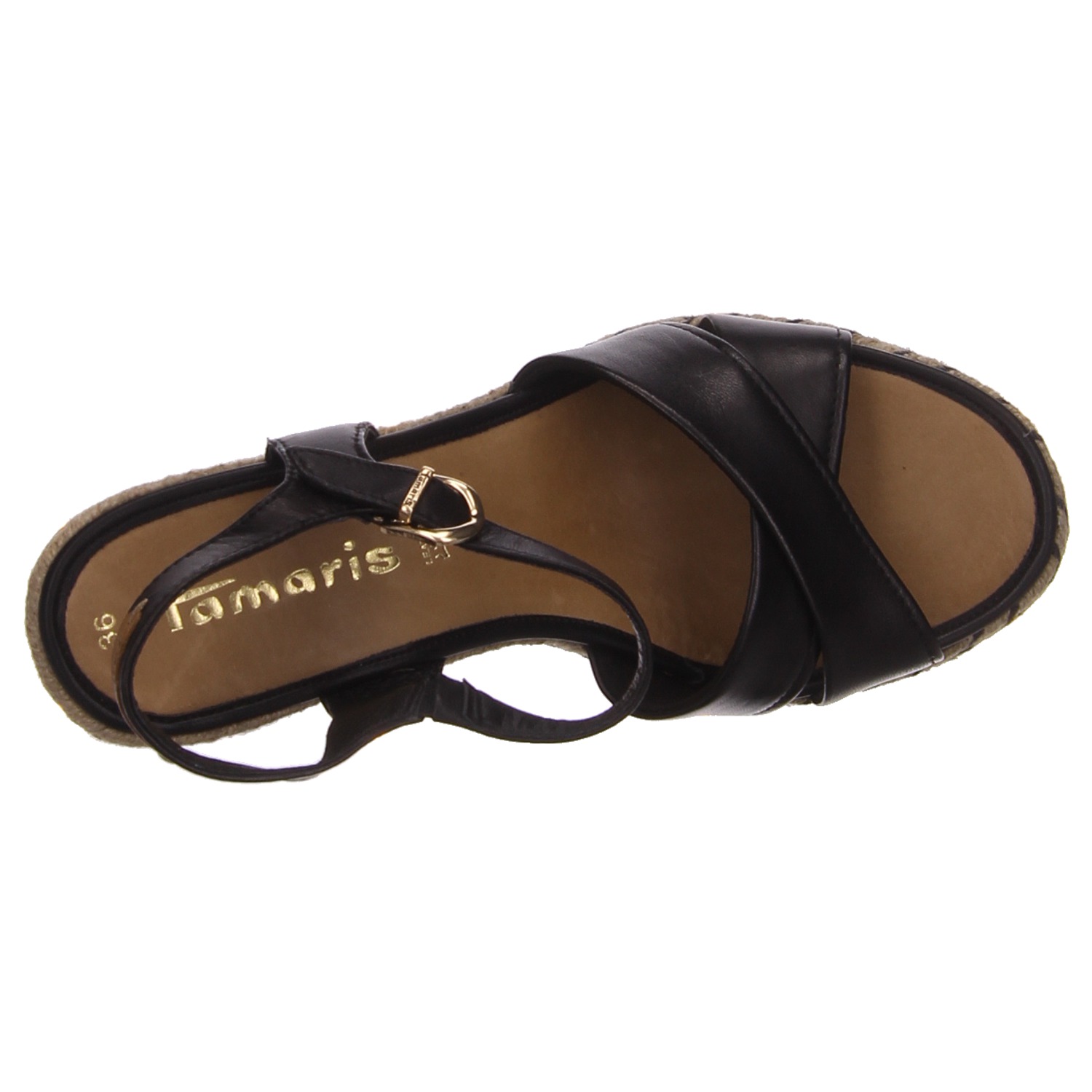 Tamaris Keilsandaletten black schwarz