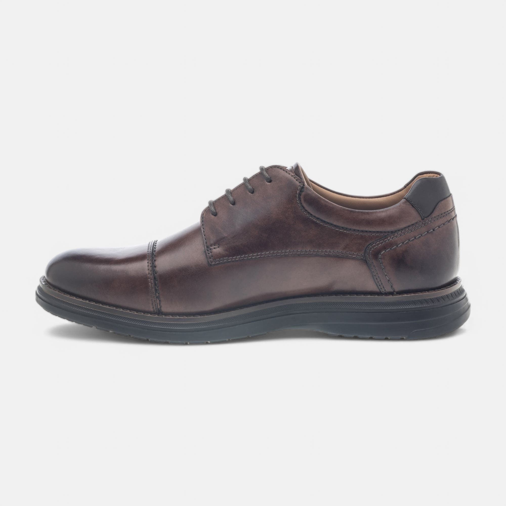 Derbies Homme en cuir marron