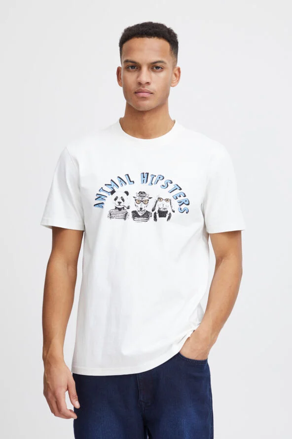 Blend Tee White hipster