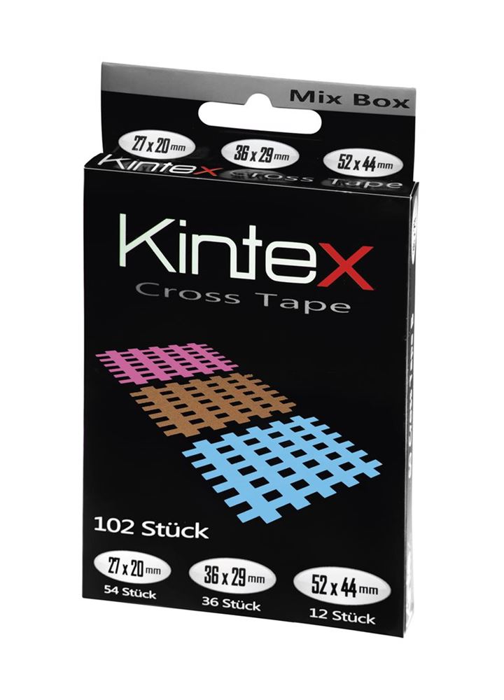 KINTEX Cross Tape<br>102 Stück, Mix Box Pflaster